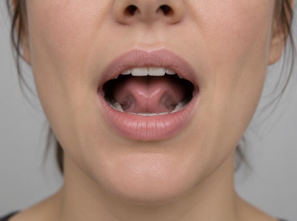 Real mouth position for er, with the tongue drawn back